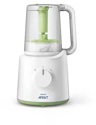 Philips Avent 2-in-1 Steamer And Blender Baby Food (Model SCF870/21) Weening • £74.99