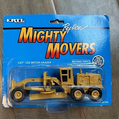 Ertl Cat 1848 12g Motor Grader Construction Model Toy New Nib 1:64 Vintage 1992 • $19.99