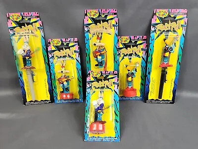 $49.99 • Buy Lot Of 6 VTG 1995 Warner Bros. Looney Tunes Rock & Roll Party Pens & Stamps
