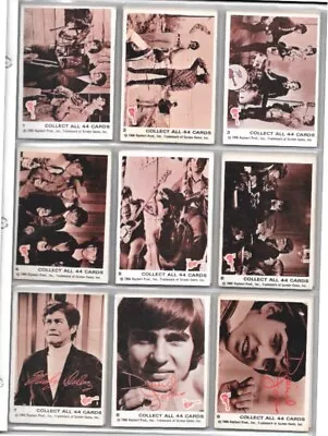 The Monkees Card Set 1966 Raybert Sepia Colored 44 Cards • $59.99