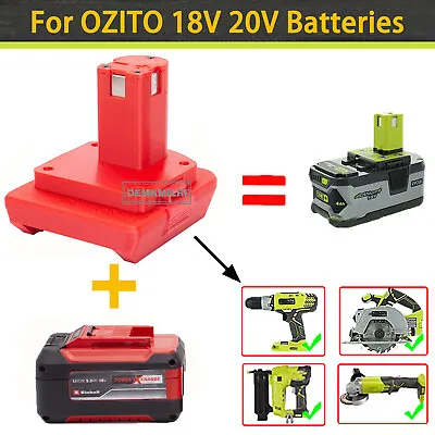 NEW Adapter For OZITO 18V 20V Li-Ion Battery To Ryobi 18V Cordless Power Tools • $34.59