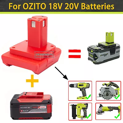 $45.33 • Buy NEW Adapter For OZITO 18V 20V Li-Ion Battery To Ryobi  18V Tools