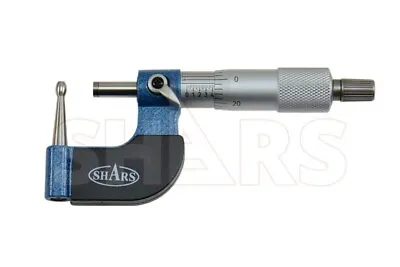 SHARS 0-1  Tube Micrometer 0.0001  Graduation Carbide Tipped NEW P} • $29.95