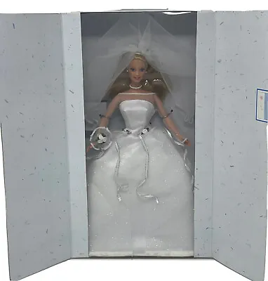 Vintage Mattel Barbie Blushing Bride 1999 New In Box Blonde Wedding Dress #26074 • $29.99