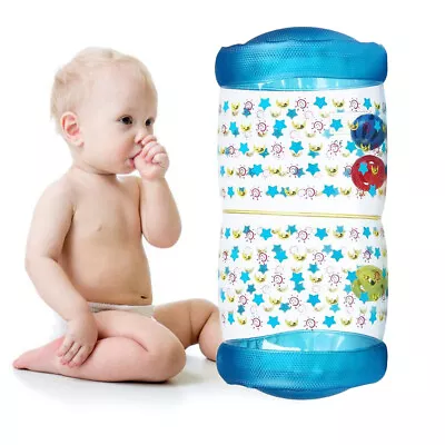 Inflatable Baby Roller Toy With Colorful Ball Baby Crawling Auxiliary Rolle GSA • £10.81