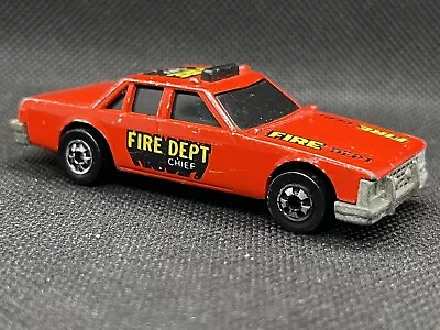 Hot Wheels Crack Ups Vintage Fire Chief  Car Blackwall Mattel 1983 • $9.90