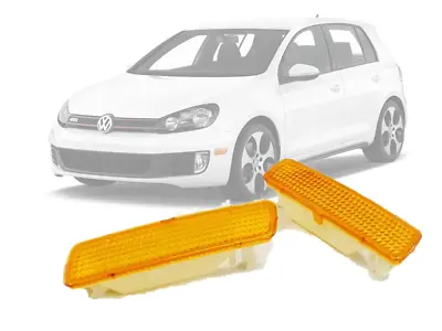 Amber Lens Front Bumper Side Marker Light For 09-14 VW MK6 Golf-Jetta Sportwagen • $20.49