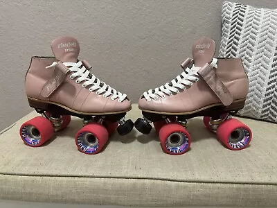 Riedell RS-1000 Pink Size 5 Roller Skates Brand New Labeda Wheels • $500