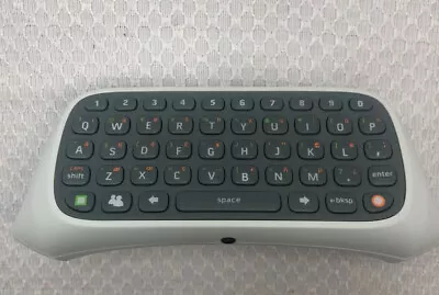 Official Microsoft Xbox 360 Chatpad Keyboard Text Keypad White OEM TESTED! • $9.56