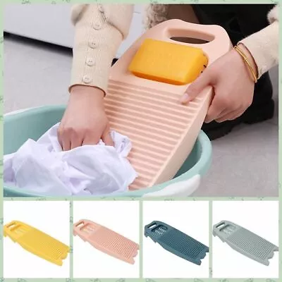 1PC Plastic Thicken Anti-slip Washboard Washing Board Cleaning Laundry Supplies • $15.03