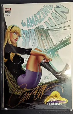 Amazing Spider-Man 800 F  J Scott Campbell Exclusive Virgin Variant Signed NM+ • $29.95