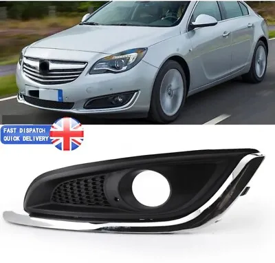 Left Front Bumper Fog Light Cover Grille Trim For Opel Vauxhall Insignia 13-17 • £29.99