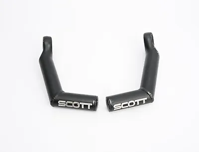 Vintage Scott Bicycles Black Mountain Bike Welded Bar Ends 4.5  MTB • $24.99