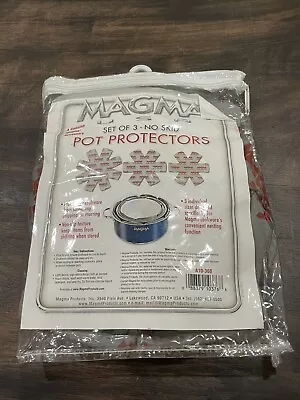 MAGMA Set Of 3 No Skid Pot Protectors A10-368 (Q5) • $25