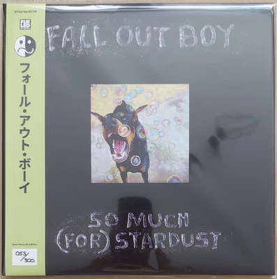 £95 • Buy Fall Out Boy - So Much (For) Stardust Coke Bottle Green Vinyl LP & Obi /300 MINT