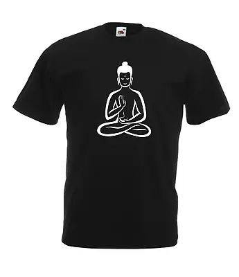 £9.99 • Buy BUDDHA MEDITATION Buddhist Meditation Top Idea Birthday Gift Men Women T SHIRT