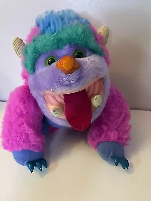 My Pet Monster Wogster Plush Stuffed Animal Hand Puppet Toy Vintage 1986 Amtoy • $39.99