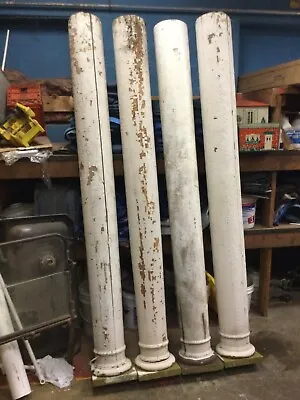 $750 • Buy Two Round  Wood Porch Columns 94 1/2” Long 8” To 9 1/2” Diameter S/west Minn.