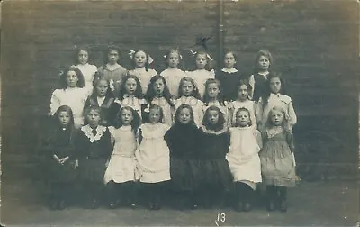 Abel Street School Burnley Edwardian Class Photo 1 Child Named On Back 5.25x3.25 • £23.81