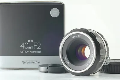 UNUSED NEW Voigtlander Ultron 40mm F2 Aspherical SL II AI-S MF Lens  FOR NIKONF • $539