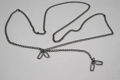 WWII Sterling Army Navy USMC Dog Tag Chain With J-Hooks WEIGHS 7.8 GRAMS • $109.99