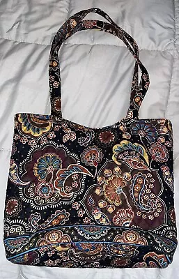 Mint Vera Bradley Quilt Kensington Get Carried Away Villager Zip Tote Purse • $30