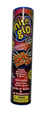 Nite Glow Glow Sticks Ultimate Party Pack-50 PC 8  Sticks & Connectors • $5