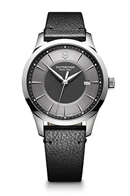 NEW VICTORINOX Alliance Men's 241804 Silver Swiss Quartz Watch MSRP $460 • $139.95