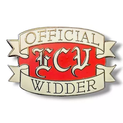 E Clampus Vitus ECV Red/White W/ Silver Trim Official Widder Pin • $29.99
