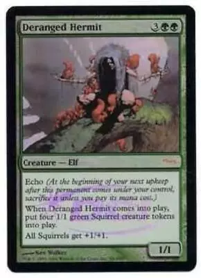 ⭐️ 1 Deranged Hermit - Judge Foil LP MTG Promo Magic Free Tracking • $278.94