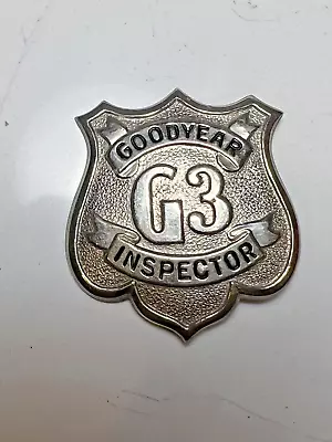 Vintage  GOODYEAR TIRE COMPANY Inspector Badge  EMPLOYEE Halm'k AMERICAN RWY NY  • $65