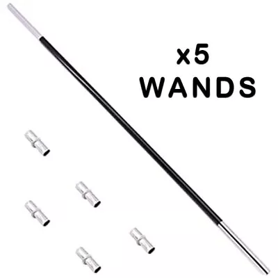 £4.99 • Buy X5 Expanding Wands Easy Magic Trick Party Bags Appearing Foil Magicians Wand UK