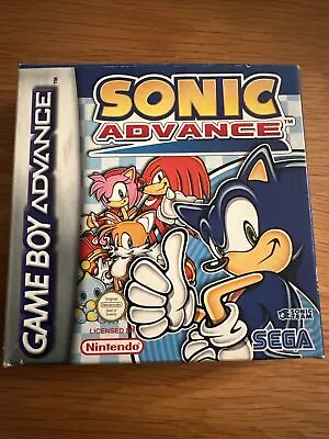 Nintendo Game Advance GBA Sonic Advance Boxed With Manual GWO • £39.99