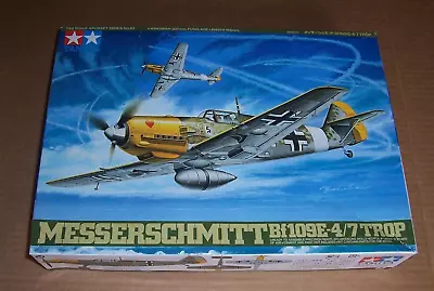 1/48 Tamiya  Messerschmitt  Bf.109E-4/7  Trop   German WWII Fighter Plane Me.109 • $17.99