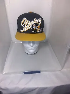 Pittsburgh Steelers Wool Snapback Baseball Hat NFL Mitchell & Ness V Collection • $24.95