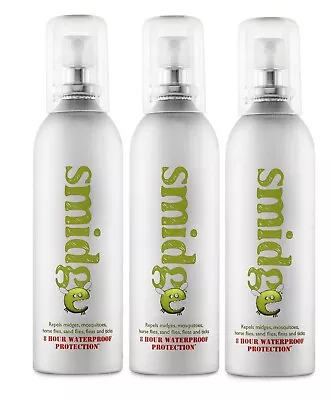 £25.99 • Buy Smidge That Midge Insect Repellent - 75ml (Pack Of 3)