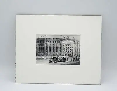 Michael J Leu Signed Etching Print Yankee Stadium New York Yankees • $54.99