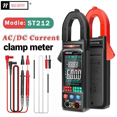 Digital LCD Clamp Meter DC/AC Current Multimeter Amp Volt Tester 6000 Counts UK • £24.99