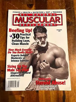 MUSCULAR DEVELOPMENT Bodybuilding Muscle Magazine FRANK SEPE 9-98 • $6.49