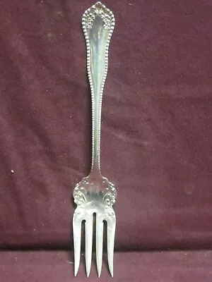 Anchor Rogers Silverplate 1901 Mayflower COLD MEAT FORK 8 1/2  No Monogram • $8.50