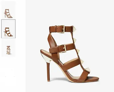 Michael Kors Wren Stiletto Gladiator Luggage Sandal Women's US Sizes 6-10/NEW! • $89.95