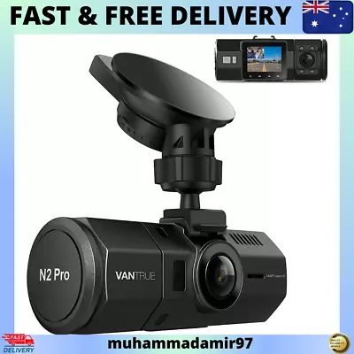 Vantrue N2 Pro Dual Dash Cam 1440P Single Front Dash Camera 1080P Front And • $299