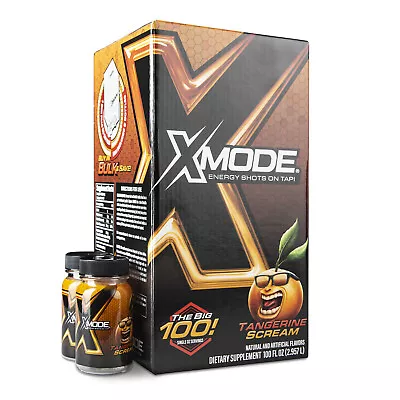 Powerful Energy Shots On Tap Extra Strength Taurine B12 XMODE Tangerine Flavour • $33.99