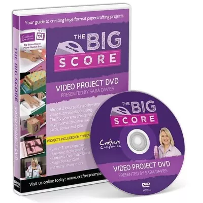 Clear Out - Crafter's Companion Big Score Video Project DVD • £9.20