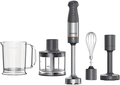 Kenwood Triblade XL Hand Blender Mixer With Anti-Splash Chopper 500ml Metal  • $155.77