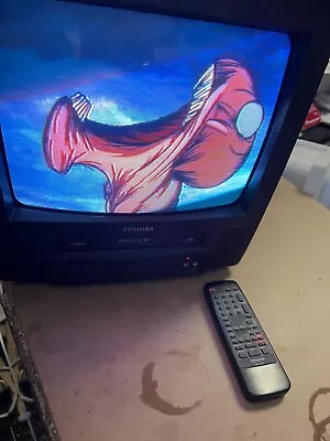 $220 • Buy Toshiba Model MV13K1 CRT TV VCR/VHS Combo W/Remote - All WORKS Great 