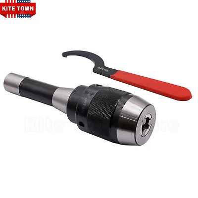 1/8  - 5/8  Standard Keyless Drill Chuck With Integral Shank R8 + APU16 Spanner • $47.99