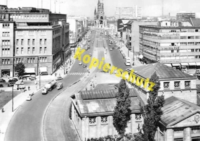 £0.87 • Buy Berlin Wittenbergplatz Tauentzien Car Traffic Postcard Stamp 1959