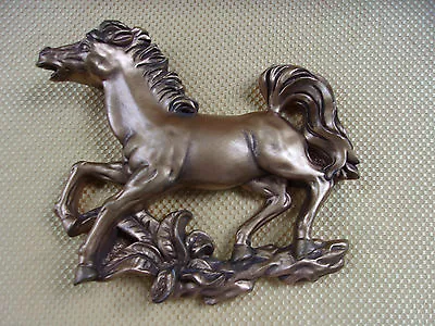 1959 Universal Statuary Co Horse Running Wall Mount 11  X 11  Equestrian • $24.99