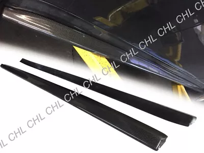 DP Style Carbon Fiber Side Skirt Extension Lip For 06-11 M-BENZ W219 CLS55 CLS63 • $450